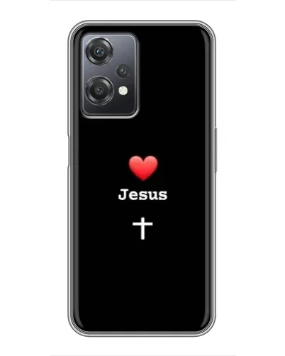 Чехол для OnePlus Nord CE 2 (5G) (IV2201) с картинкой «Сердце - Jesus» Чехол для OnePlus Nord CE 2 (5G) (IV2201) с картинкой «Сердце - Jesus»