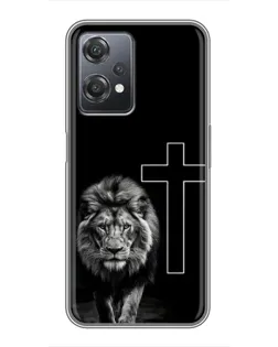 Чехол для OnePlus Nord CE 2 (5G) (IV2201) с картинкой «Лев и Крест»