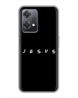 Чехол для OnePlus Nord CE 2 (5G) (IV2201) с картинкой «Точки веры J.E.S.U.S.»