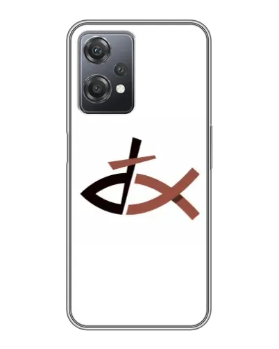 Чехол для OnePlus Nord CE 2 (5G) (IV2201) с картинкой «Рыба и крест» Чехол для OnePlus Nord CE 2 (5G) (IV2201) с картинкой «Рыба и крест»