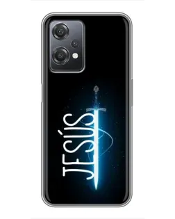 Чехол для OnePlus Nord CE 2 (5G) (IV2201) с картинкой «Меч Духа Jesus»