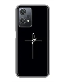 Чехол для OnePlus Nord CE 2 (5G) (IV2201) с картинкой «Тонкий крест»