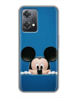 Чехол для OnePlus Nord CE 2 (5G) (IV2201) с картинкой «Микки выглядывает»