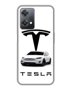 Чехол для OnePlus Nord CE 2 (5G) (IV2201) с картинкой «Tesla White Style» Чехол для OnePlus Nord CE 2 (5G) (IV2201) с картинкой «Tesla White Style»