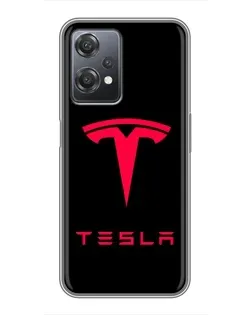 Чехол для OnePlus Nord CE 2 (5G) (IV2201) с картинкой «Tesla Red Logo» Чехол для OnePlus Nord CE 2 (5G) (IV2201) с картинкой «Tesla Red Logo»