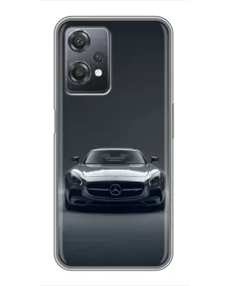 Чехол для OnePlus Nord CE 2 (5G) (IV2201) с картинкой «Mercedes на черном»