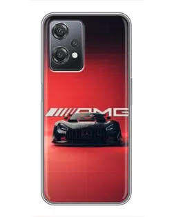 Чехол для OnePlus Nord CE 2 (5G) (IV2201) с картинкой «Mercedes AMG — красная линия»