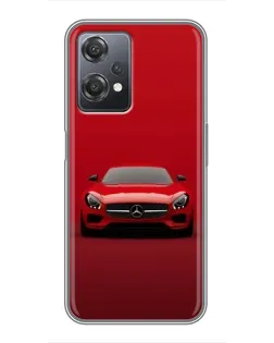 Чехол для OnePlus Nord CE 2 (5G) (IV2201) с картинкой «Красный Mercedes AMG»