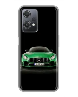 Чехол для OnePlus Nord CE 2 (5G) (IV2201) с картинкой «Mercedes — неоновый лого»