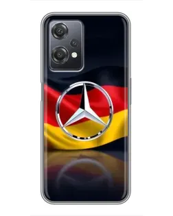 Чехол для OnePlus Nord CE 2 (5G) (IV2201) с картинкой «Mercedes — флаг Германии»
