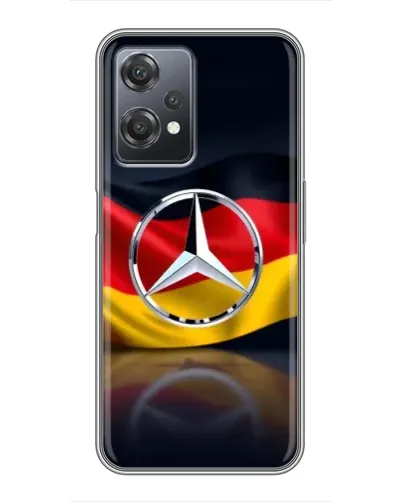 Чехол для OnePlus Nord CE 2 (5G) (IV2201) с картинкой «Mercedes — флаг Германии»