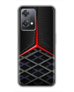 Чехол для OnePlus Nord CE 2 (5G) (IV2201) с картинкой «Mercedes Carbon Grid»