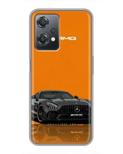 Чехол для OnePlus Nord CE 2 (5G) (IV2201) с картинкой «Оранжевый Mercedes AMG»