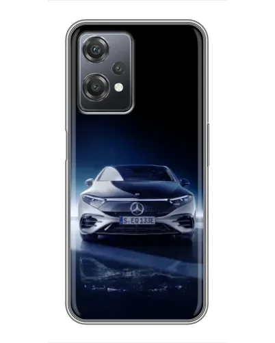 Чехол для OnePlus Nord CE 2 (5G) (IV2201) с картинкой «Ночной Mercedes EQ»