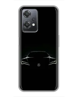 Чехол для OnePlus Nord CE 2 (5G) (IV2201) с картинкой «Mercedes — силуэт авто» Чехол для OnePlus Nord CE 2 (5G) (IV2201) с картинкой «Mercedes — силуэт авто»