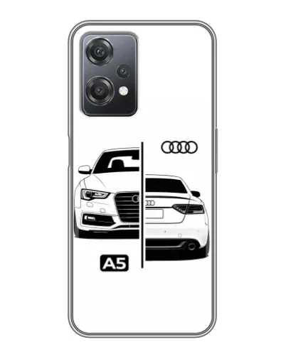 Чехол для OnePlus Nord CE 2 (5G) (IV2201) с картинкой «Audi — контрастный дизайн»