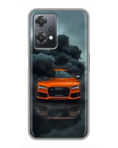 Чехол для OnePlus Nord CE 2 (5G) (IV2201) с картинкой «Audi в облаках дыма»