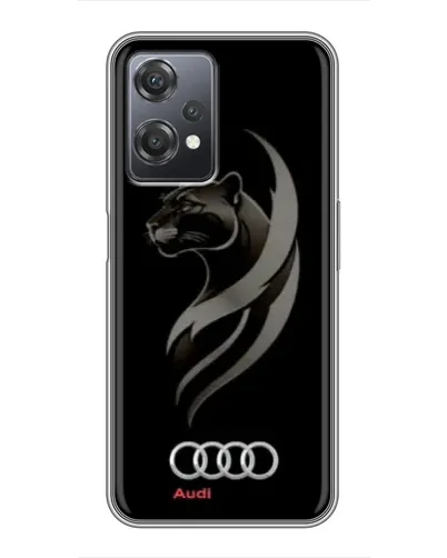 Чехол для OnePlus Nord CE 2 (5G) (IV2201) с картинкой «Графика — пантера и Audi»