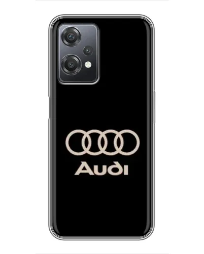 Чехол для OnePlus Nord CE 2 (5G) (IV2201) с картинкой «Audi — золотой логотип»