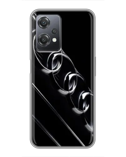 Чехол для OnePlus Nord CE 2 (5G) (IV2201) с картинкой «Audi — абстрактные кольца»