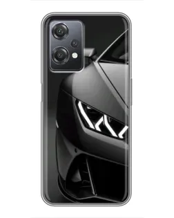 Чехол для OnePlus Nord CE 2 (5G) (IV2201) с картинкой «Lamborghini фары детализация»