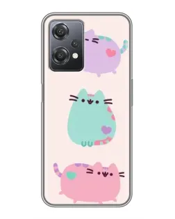 Чехол для OnePlus Nord CE 2 (5G) (IV2201) с картинкой «Pusheen трио» Чехол для OnePlus Nord CE 2 (5G) (IV2201) с картинкой «Pusheen трио»