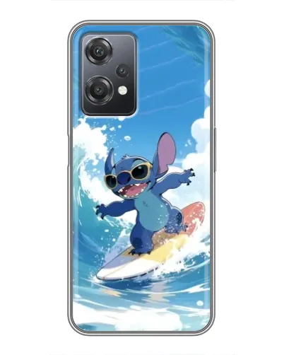 Чехол для OnePlus Nord CE 2 (5G) (IV2201) с картинкой «Стич на волне»