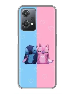 Чехол для OnePlus Nord CE 2 (5G) (IV2201) с картинкой «Stitch и Angel Love»