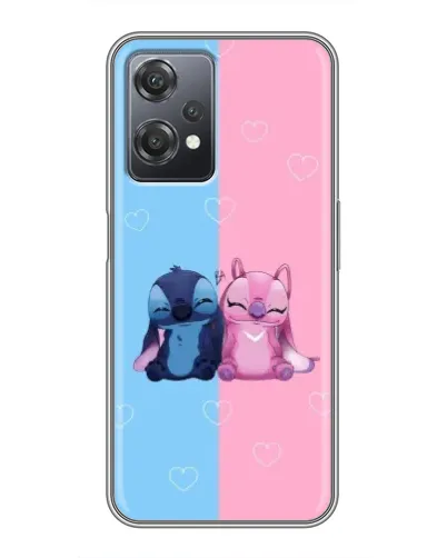 Чехол для OnePlus Nord CE 2 (5G) (IV2201) с картинкой «Stitch и Angel Love»