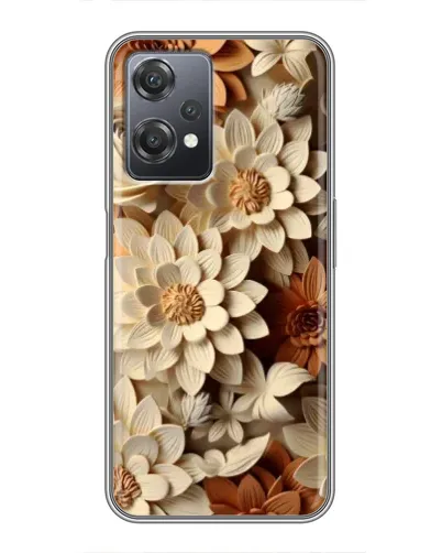 Чехол для OnePlus Nord CE 2 (5G) (IV2201) с картинкой «Бежевый флористический декор» Чехол для OnePlus Nord CE 2 (5G) (IV2201) с картинкой «Бежевый флористический декор»