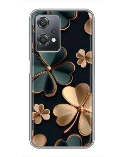 Чехол для OnePlus Nord CE 2 (5G) (IV2201) с картинкой «Клевер в золоте» Чехол для OnePlus Nord CE 2 (5G) (IV2201) с картинкой «Клевер в золоте»