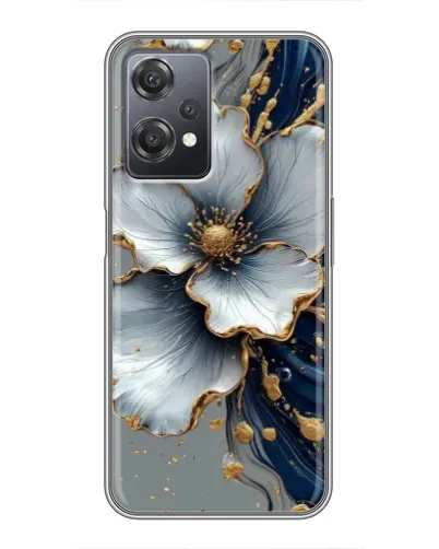 Чехол для OnePlus Nord CE 2 (5G) (IV2201) с картинкой «Белый цветок и золотой флюид» Чехол для OnePlus Nord CE 2 (5G) (IV2201) с картинкой «Белый цветок и золотой флюид»