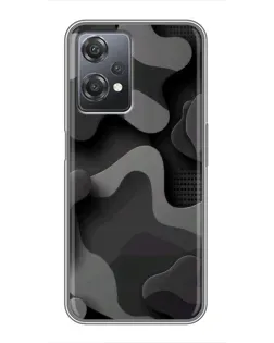 Чехол для OnePlus Nord CE 2 (5G) (IV2201) с картинкой «Темный абстрактный камуфляж»