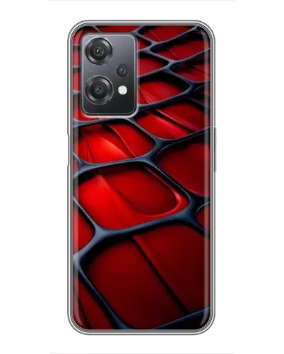 Чехол для OnePlus Nord CE 2 (5G) (IV2201) с картинкой «Красная глянцевая сетка» Чехол для OnePlus Nord CE 2 (5G) (IV2201) с картинкой «Красная глянцевая сетка»