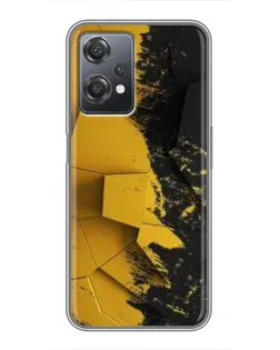 Чехол для OnePlus Nord CE 2 (5G) (IV2201) с картинкой «Золотые осколки геометрии»