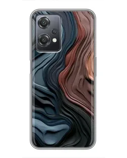 Чехол для OnePlus Nord CE 2 (5G) (IV2201) с картинкой «Цветные волны каньона»