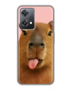 Чехол для OnePlus Nord CE 2 (5G) (IV2201) с картинкой «Капибара с языком»