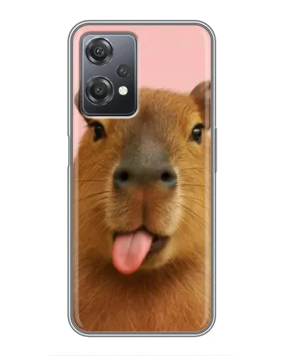 Чехол для OnePlus Nord CE 2 (5G) (IV2201) с картинкой «Капибара с языком» Чехол для OnePlus Nord CE 2 (5G) (IV2201) с картинкой «Капибара с языком»