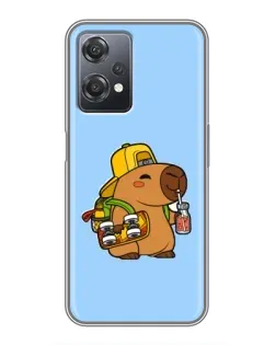 Чехол для OnePlus Nord CE 2 (5G) (IV2201) с картинкой «Капибара на скейте»