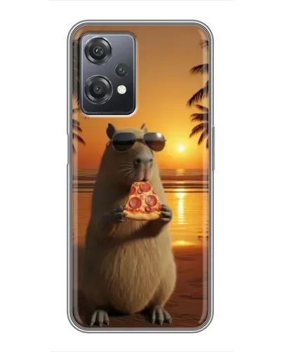 Чехол для OnePlus Nord CE 2 (5G) (IV2201) с картинкой «Капибара с пиццей» Чехол для OnePlus Nord CE 2 (5G) (IV2201) с картинкой «Капибара с пиццей»