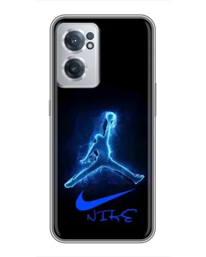 Чехол для OnePlus Nord CE 2 Lite 5G с картинкой «Jordan Neon Blue»