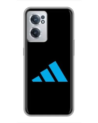 Чехол для OnePlus Nord CE 2 Lite 5G с картинкой «Adidas Cyan Logo»