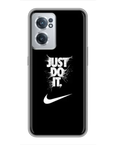 Чехол для OnePlus Nord CE 2 Lite 5G с картинкой «Текстовый принт Nike»
