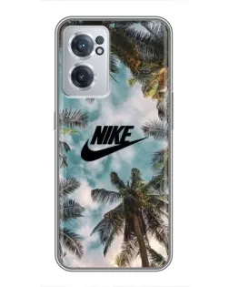 Чехол для OnePlus Nord CE 2 Lite 5G с картинкой «Тропический принт Nike» Чехол для OnePlus Nord CE 2 Lite 5G с картинкой «Тропический принт Nike»