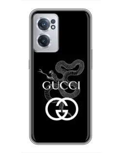 Чехол для OnePlus Nord CE 2 Lite 5G с картинкой «Gucci — серебряная змея» Чехол для OnePlus Nord CE 2 Lite 5G с картинкой «Gucci — серебряная змея»