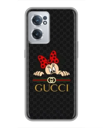Чехол для OnePlus Nord CE 2 Lite 5G с картинкой «Минни Маус Gucci — черный»