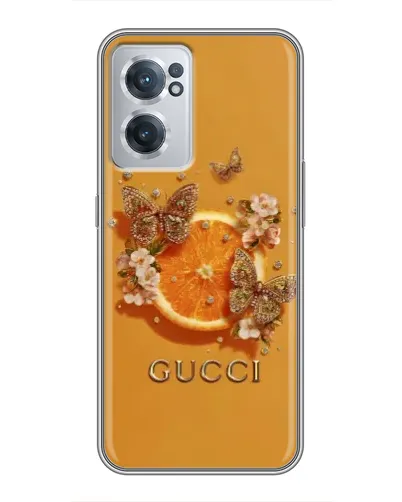 Чехол для OnePlus Nord CE 2 Lite 5G с картинкой «Gucci — золотые бабочки» Чехол для OnePlus Nord CE 2 Lite 5G с картинкой «Gucci — золотые бабочки»