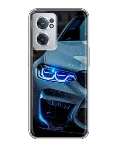 Чехол для OnePlus Nord CE 2 Lite 5G с картинкой «Взгляд BMW с синими фарами» Чехол для OnePlus Nord CE 2 Lite 5G с картинкой «Взгляд BMW с синими фарами»