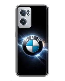 Чехол для OnePlus Nord CE 2 Lite 5G с картинкой «BMW — неоновое сияние»