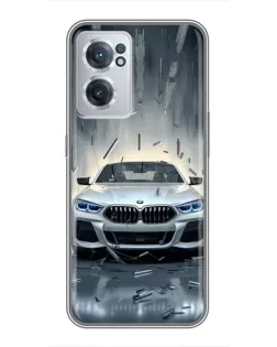 Чехол для OnePlus Nord CE 2 Lite 5G с картинкой «BMW в свете фар»